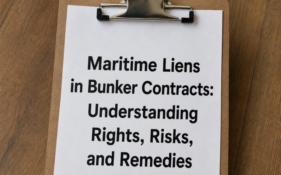 The Challenge of Non-Lien Clauses for Bunker Companies
